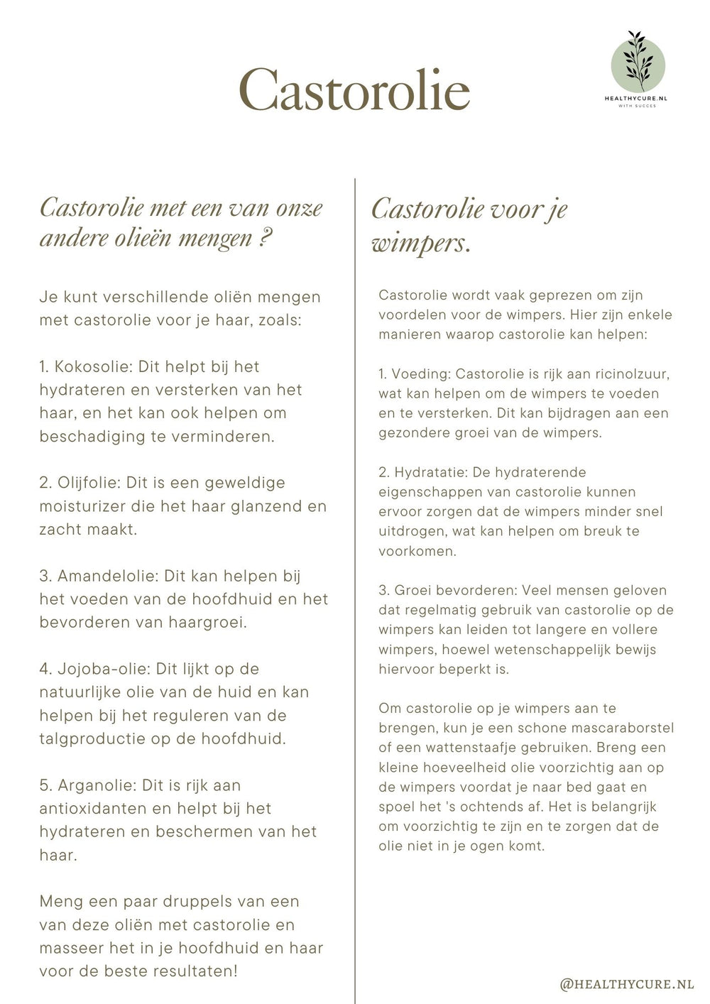 Castorolie 50ml