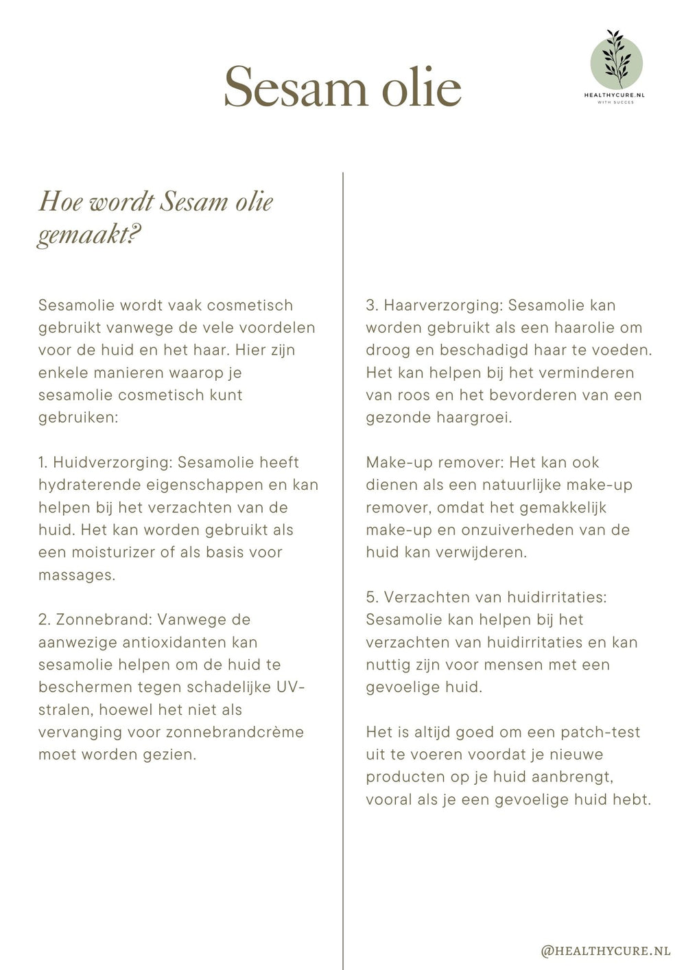 Sesamolie 50ml