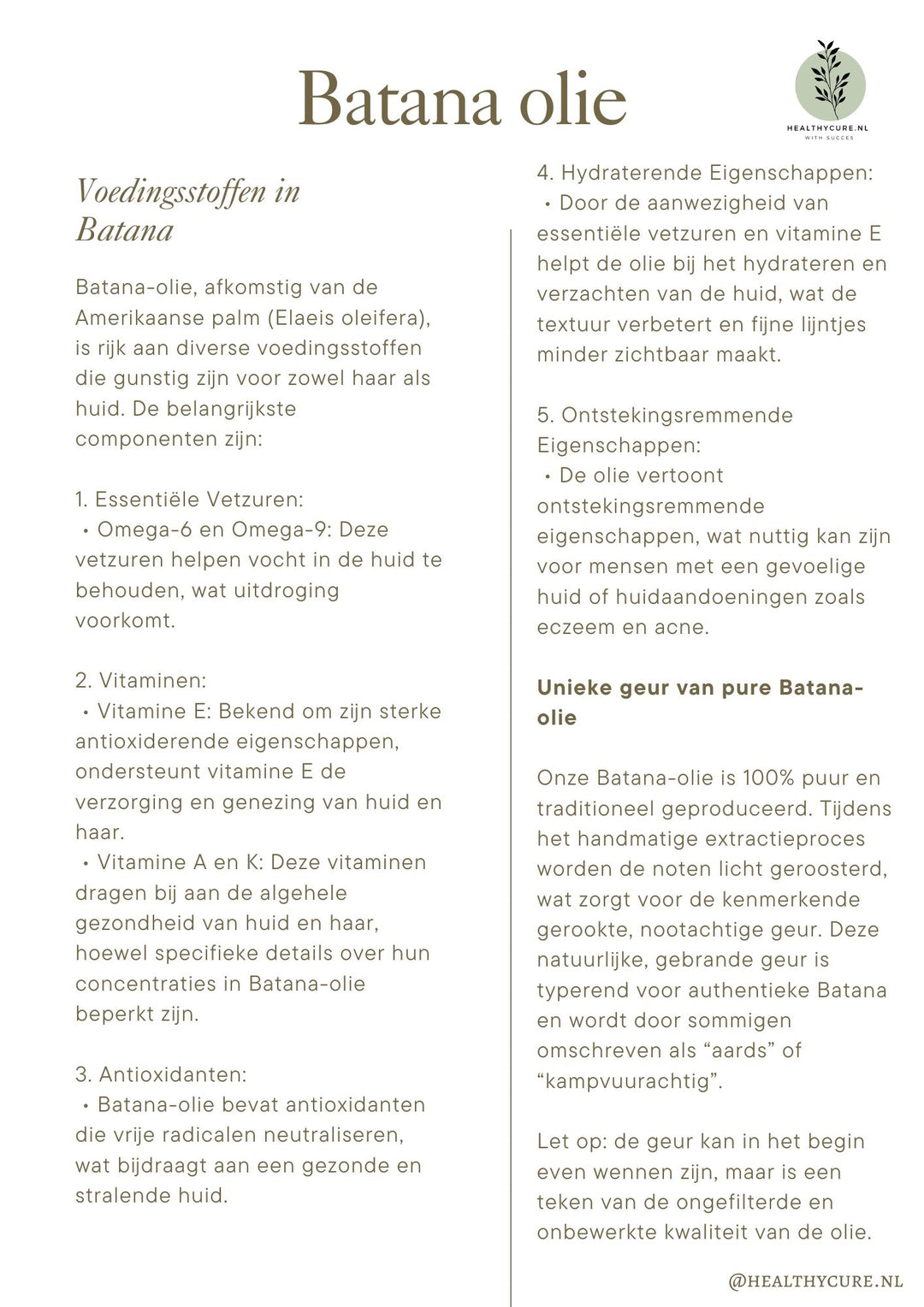 Batana Olie 100ml – Nieuw! Uitverkocht!!