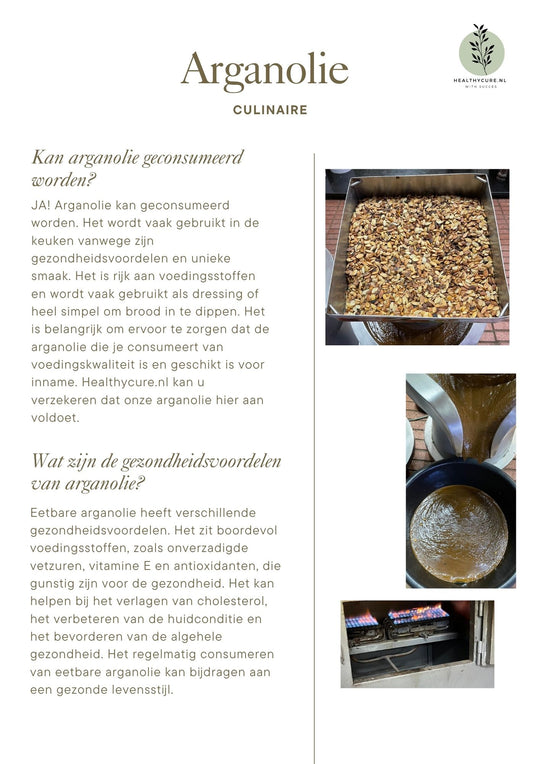 Huile d'Argan Culinaire 150ml