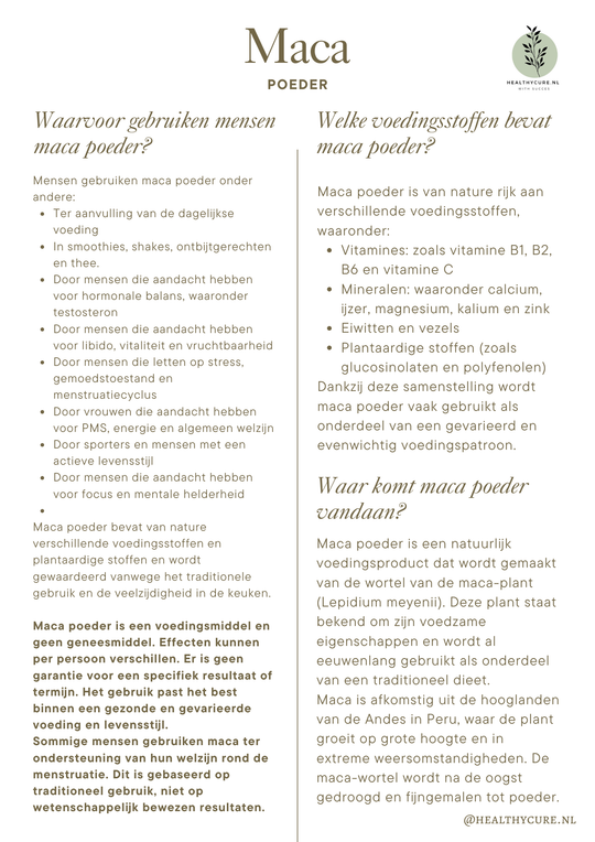 Maca poeder 30gram