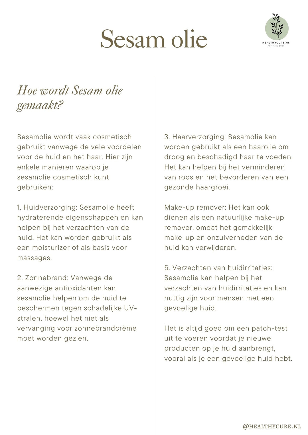 Sesamolie 50ml