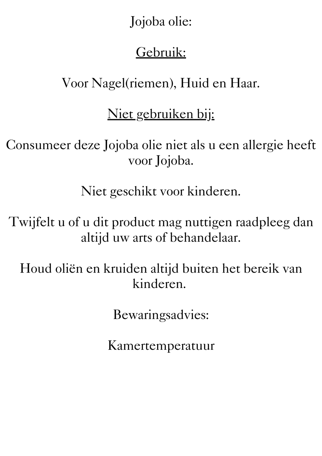 Jojoba olie 50ml