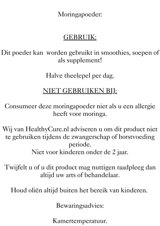 Moringa poeder 30gram
