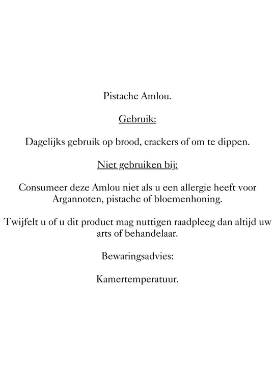 Amlou Pistache 200gramme