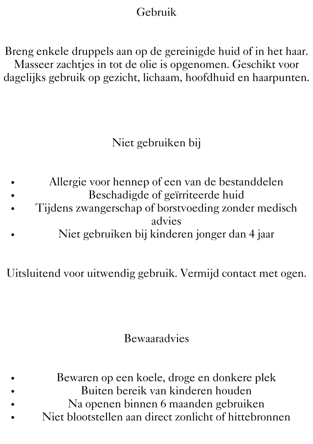 Hennepzaadolie 50ml